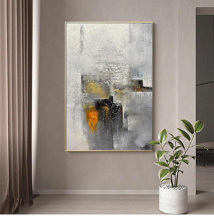 Urban Elegance Abstract Canvas