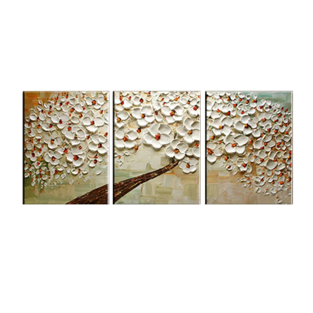 Blossom Serenity - Floral Triptych