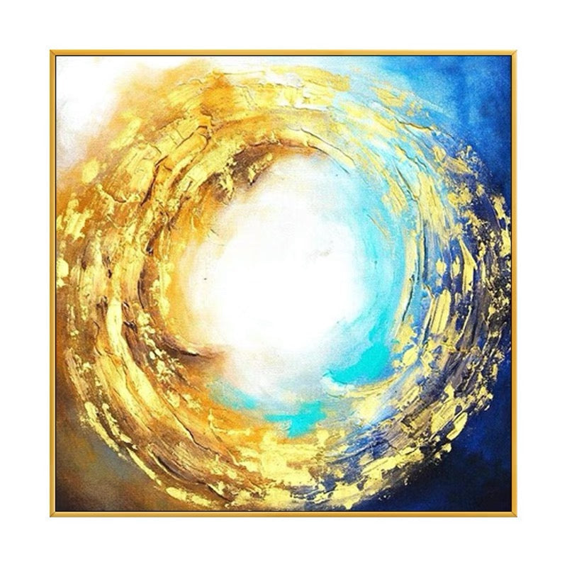 Radiant Vortex: Golden Aura