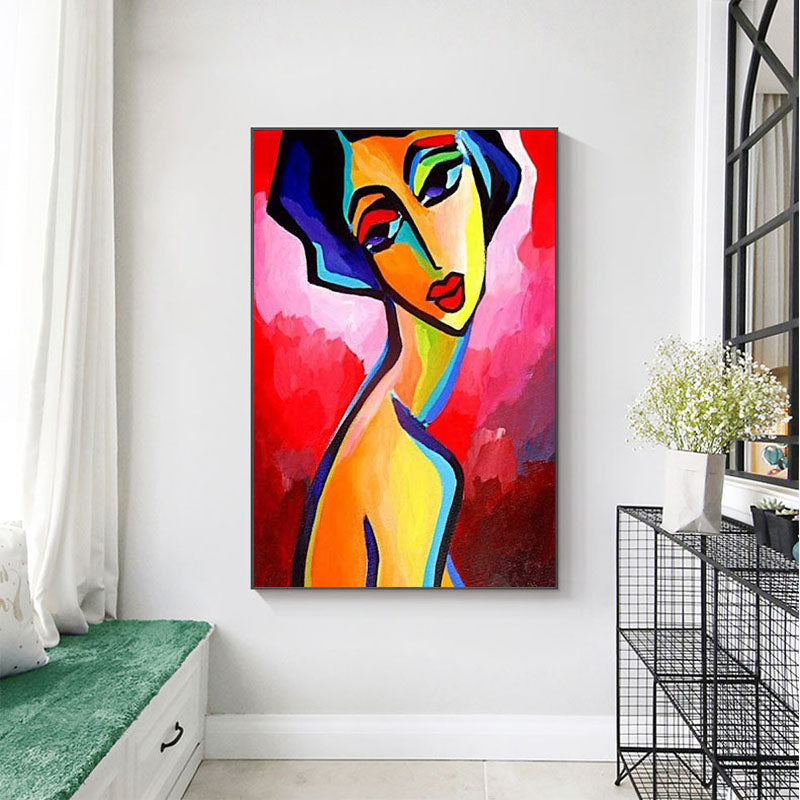 Vivid Expressionist Portrait