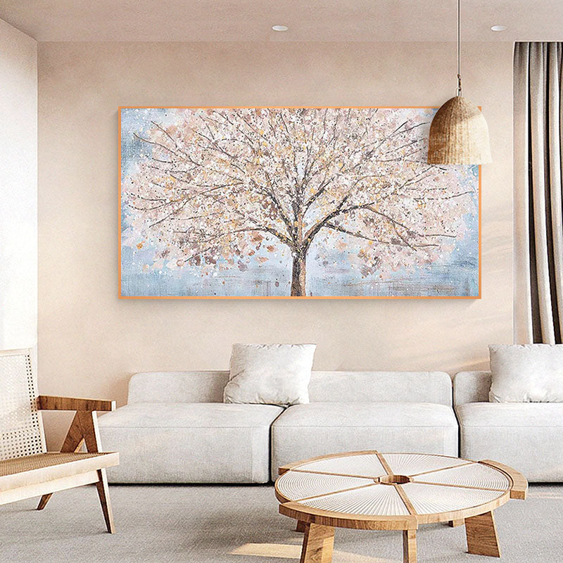 Serene Tree in Blossom Canvas Art