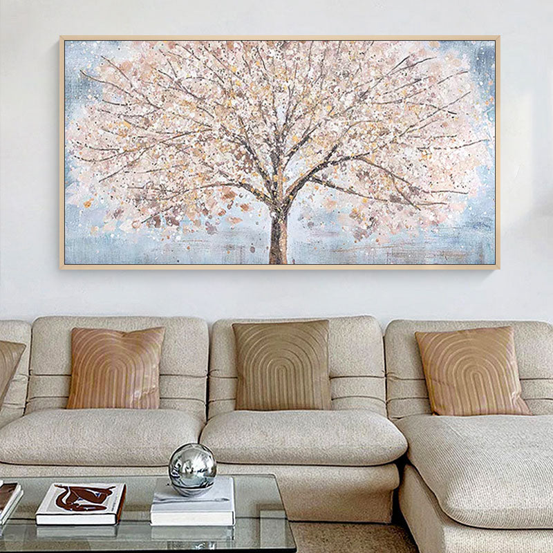 Serene Tree in Blossom Canvas Art