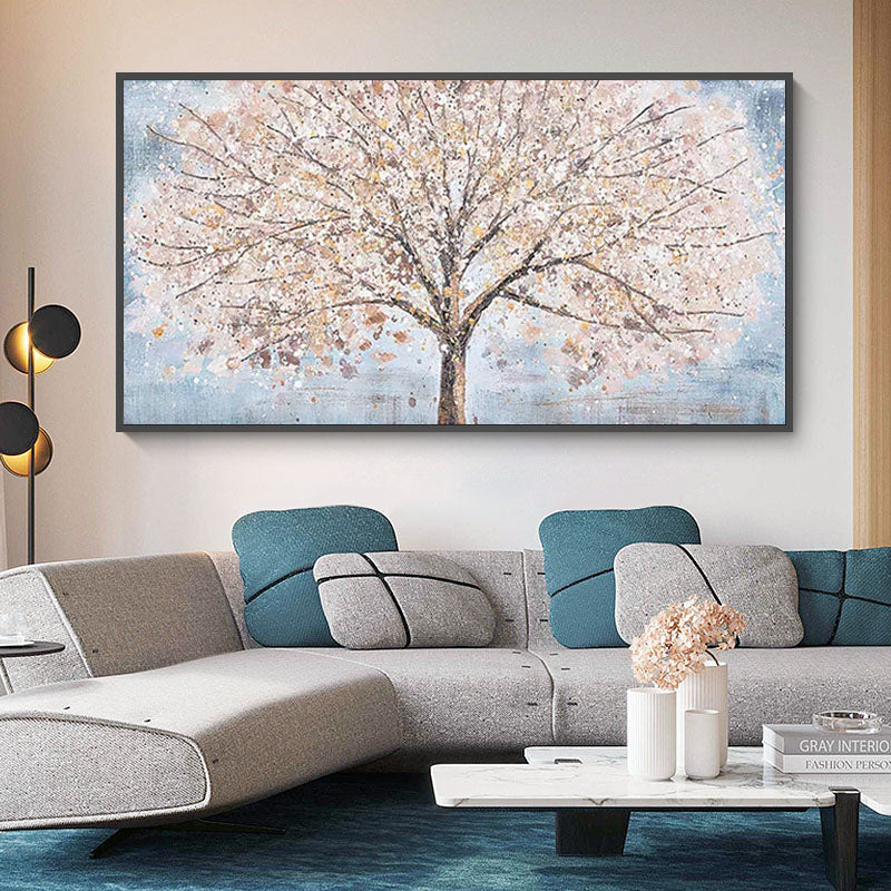 Serene Tree in Blossom Canvas Art