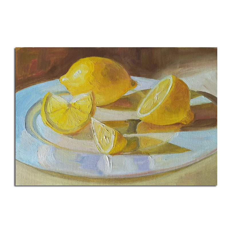 Classic Lemon Still Life Art