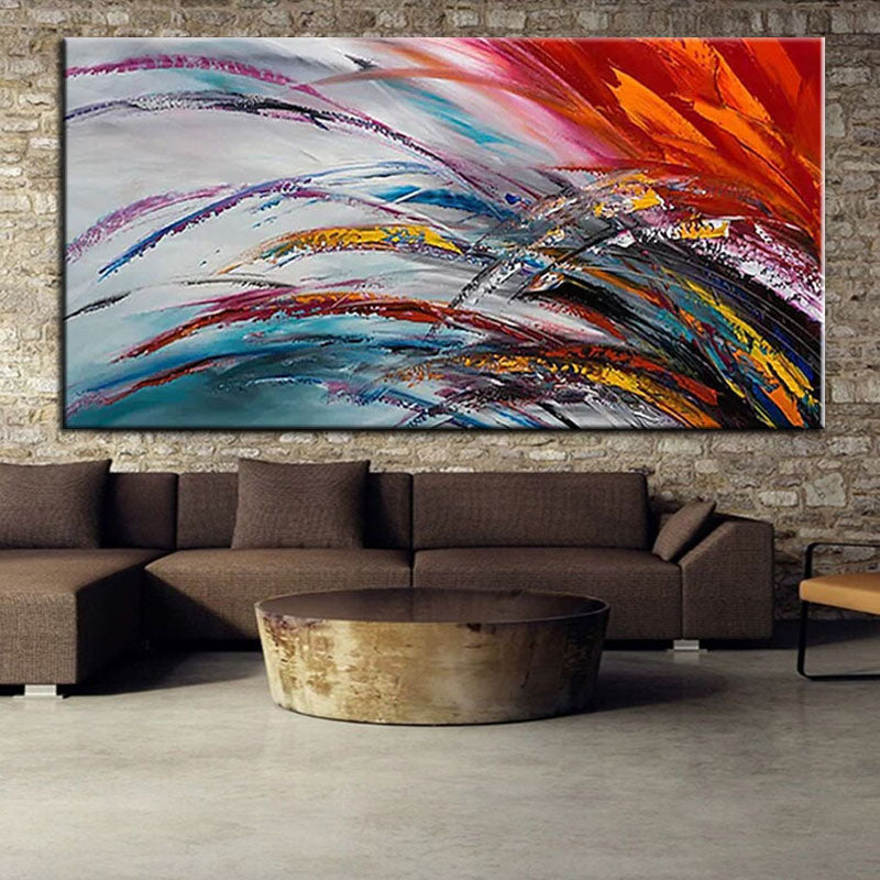 Whirlwind of Colors: Dynamic Art