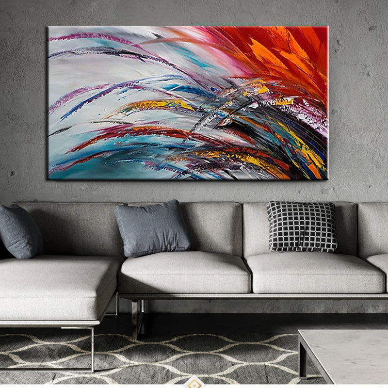 Whirlwind of Colors: Dynamic Art