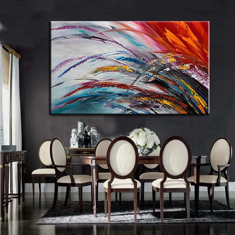 Whirlwind of Colors: Dynamic Art