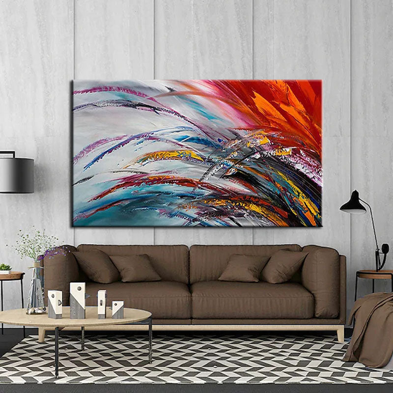 Whirlwind of Colors: Dynamic Art