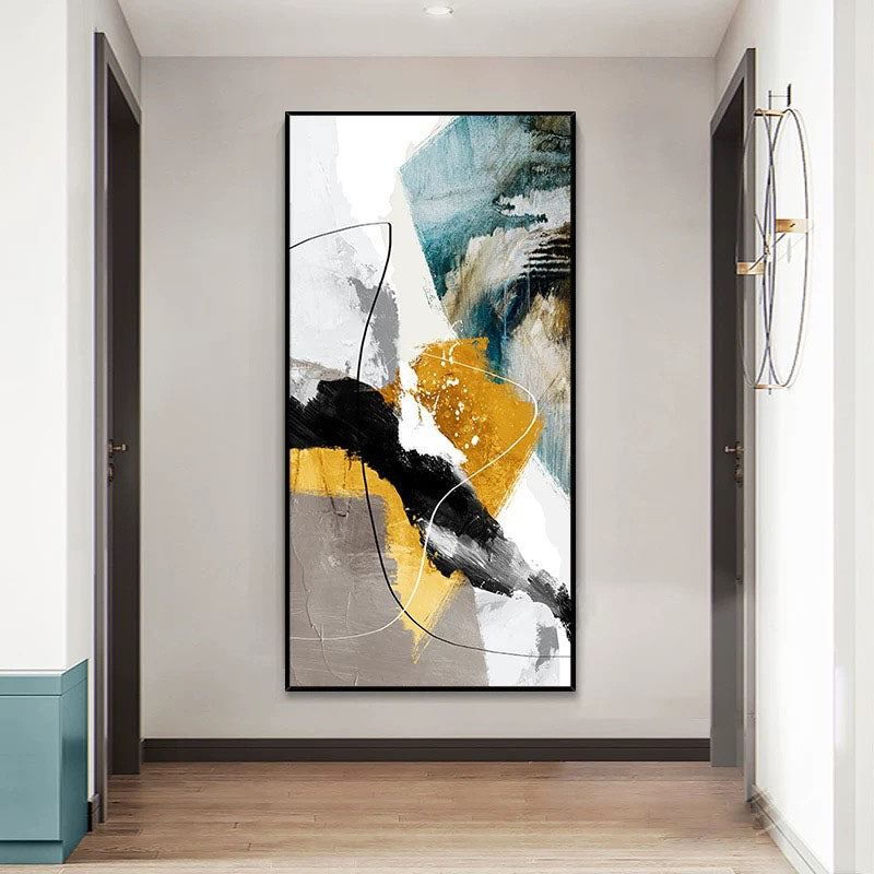 Dynamic Abstract Geometric Canvas