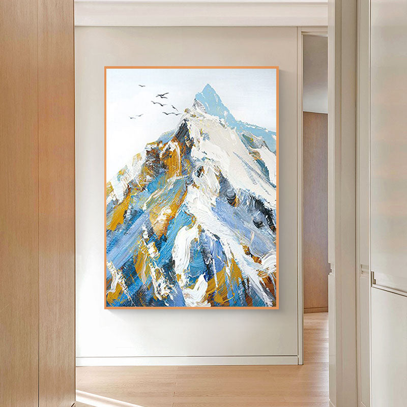 Majestic Mountain Peak Canvas Art