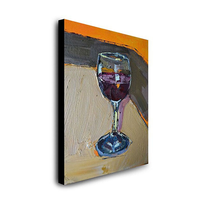 Glass of Red: Abstract Still Life