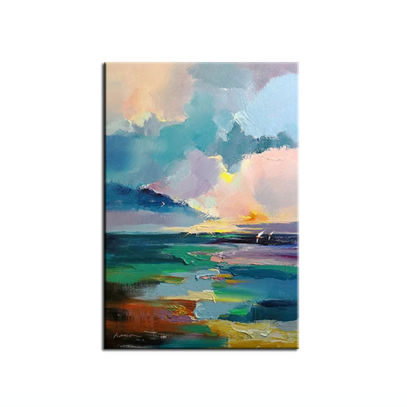 Vibrant Skies: Abstract Horizon