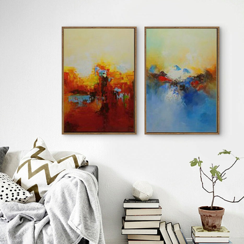 Fire and Ice - Abstract Duo