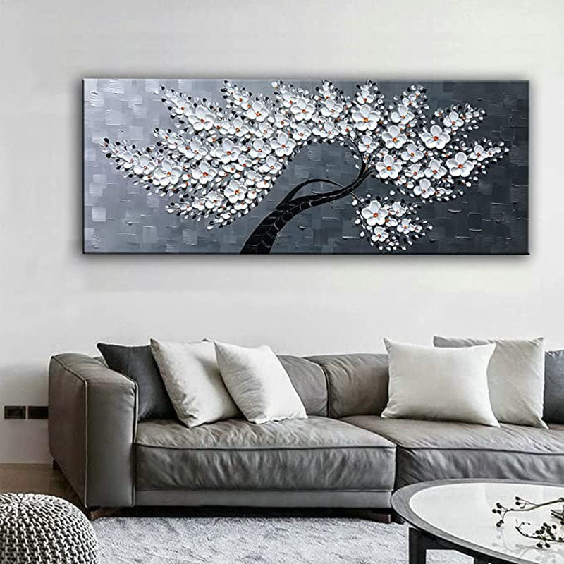 Blossom in Gray: Elegant Bloom