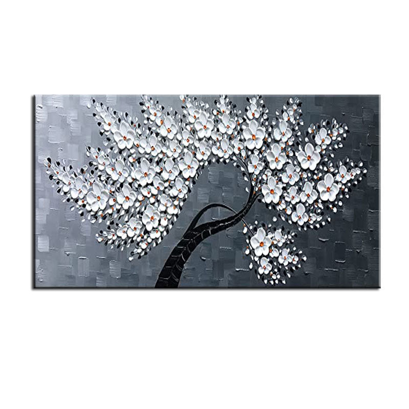 Blossom in Gray: Elegant Bloom