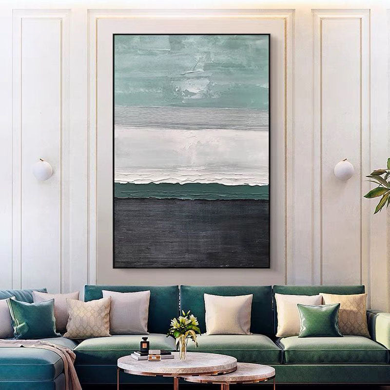 Tranquil Horizon Abstract Canvas