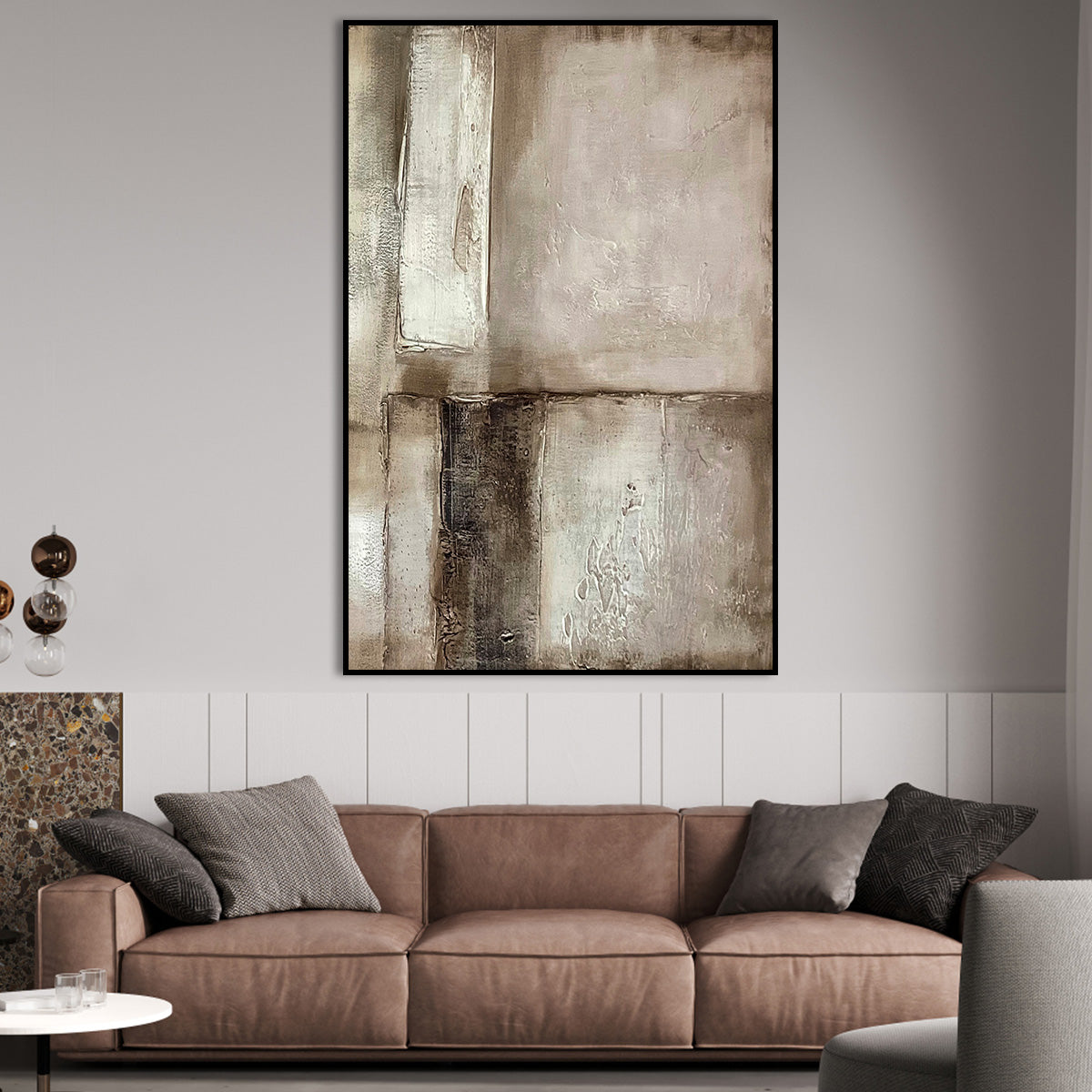 Timeless Layers Abstract Canvas