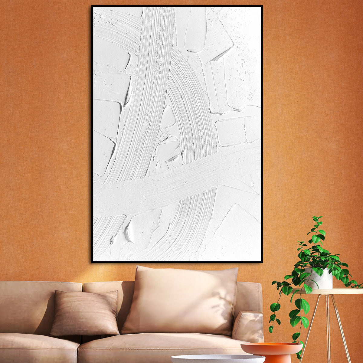 Elegance in White: Abstract Textures