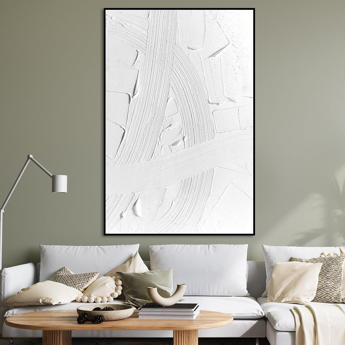 Elegance in White: Abstract Textures