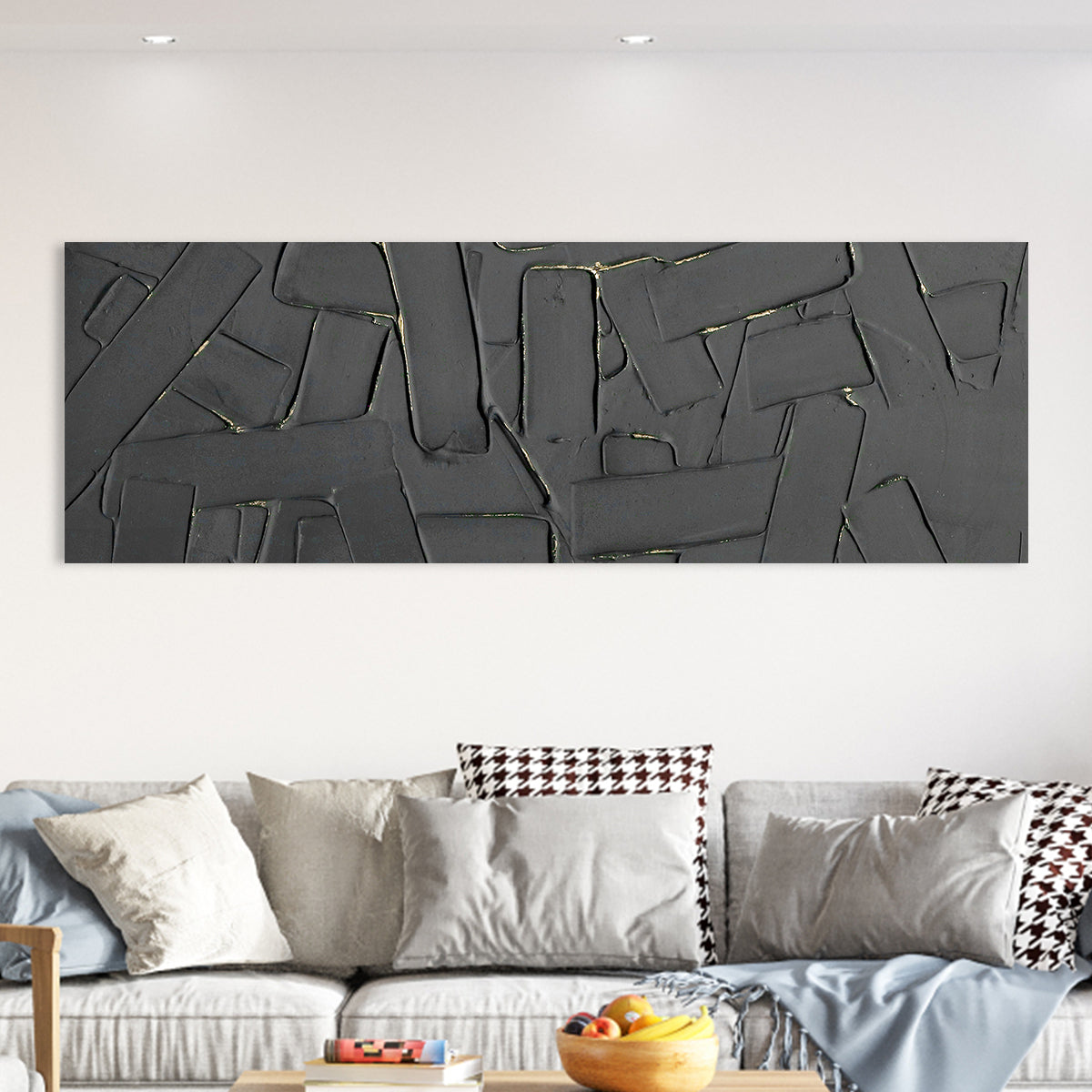 Cityscape Harmony: Linear Abstract