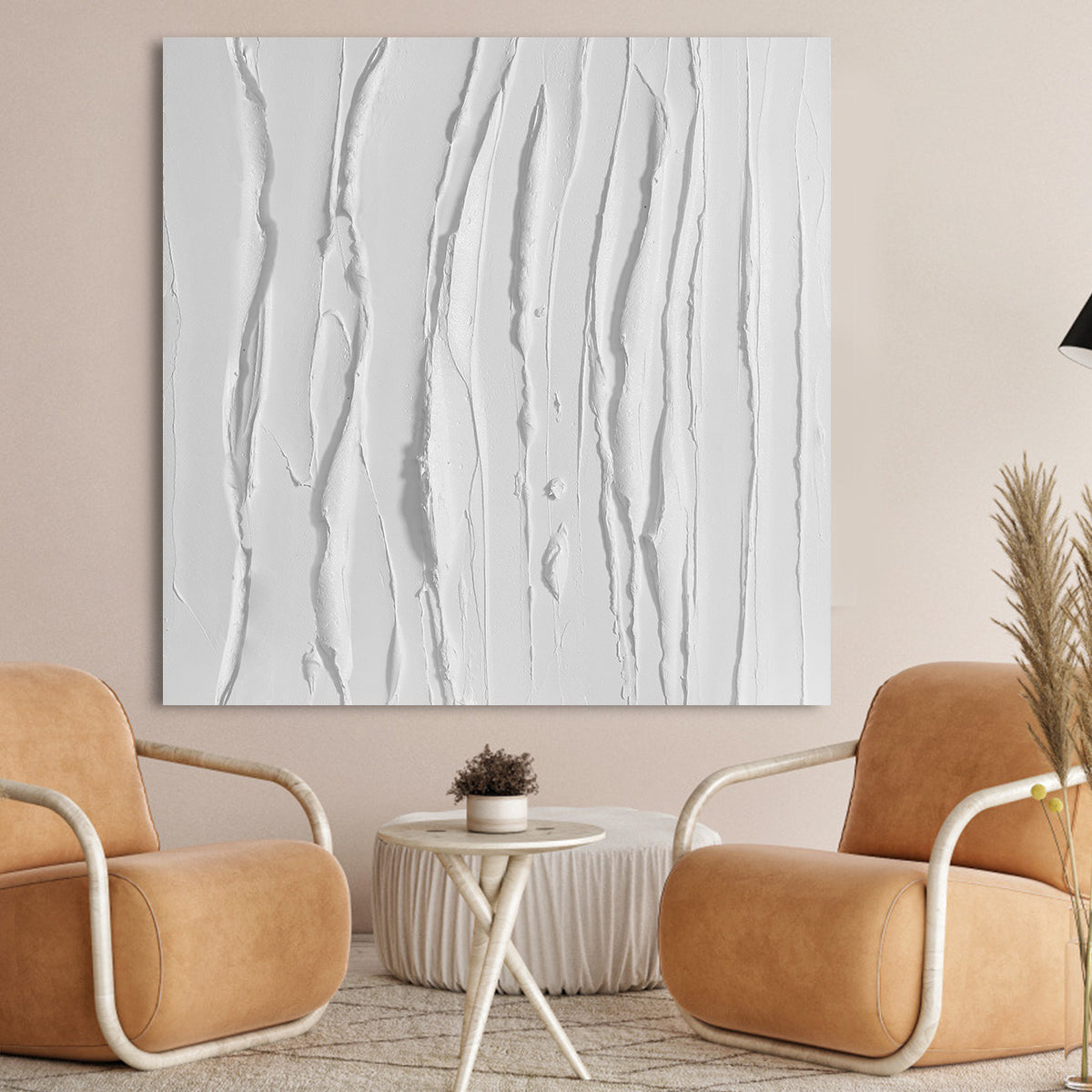 Ethereal Calm: Textured Minimalism