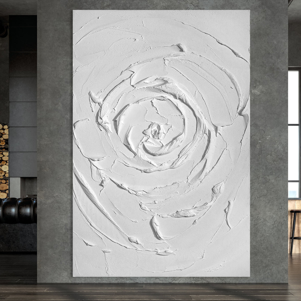 Whirlwind Tranquility: Textured Art