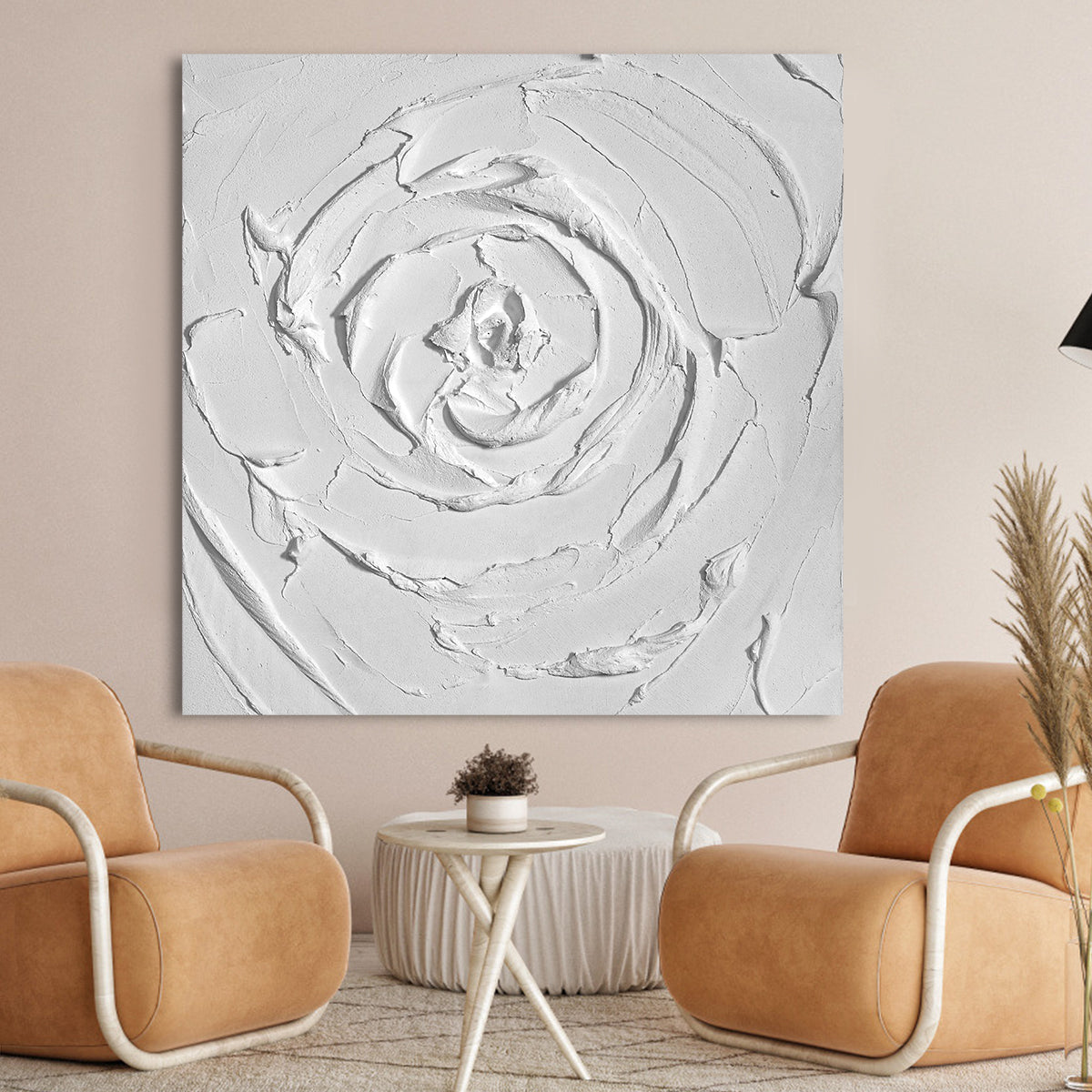 Spiral Blossom: Textured Grace