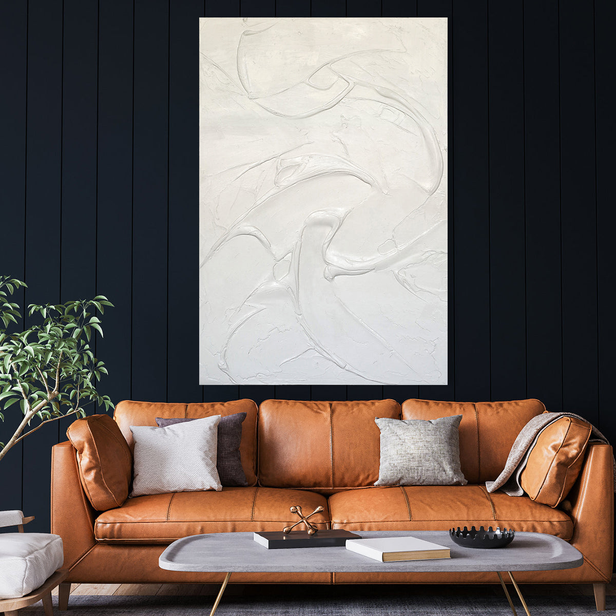 Serene Flow in White