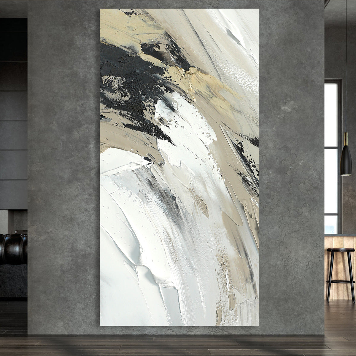 Tranquil Flow Abstract Canvas Art