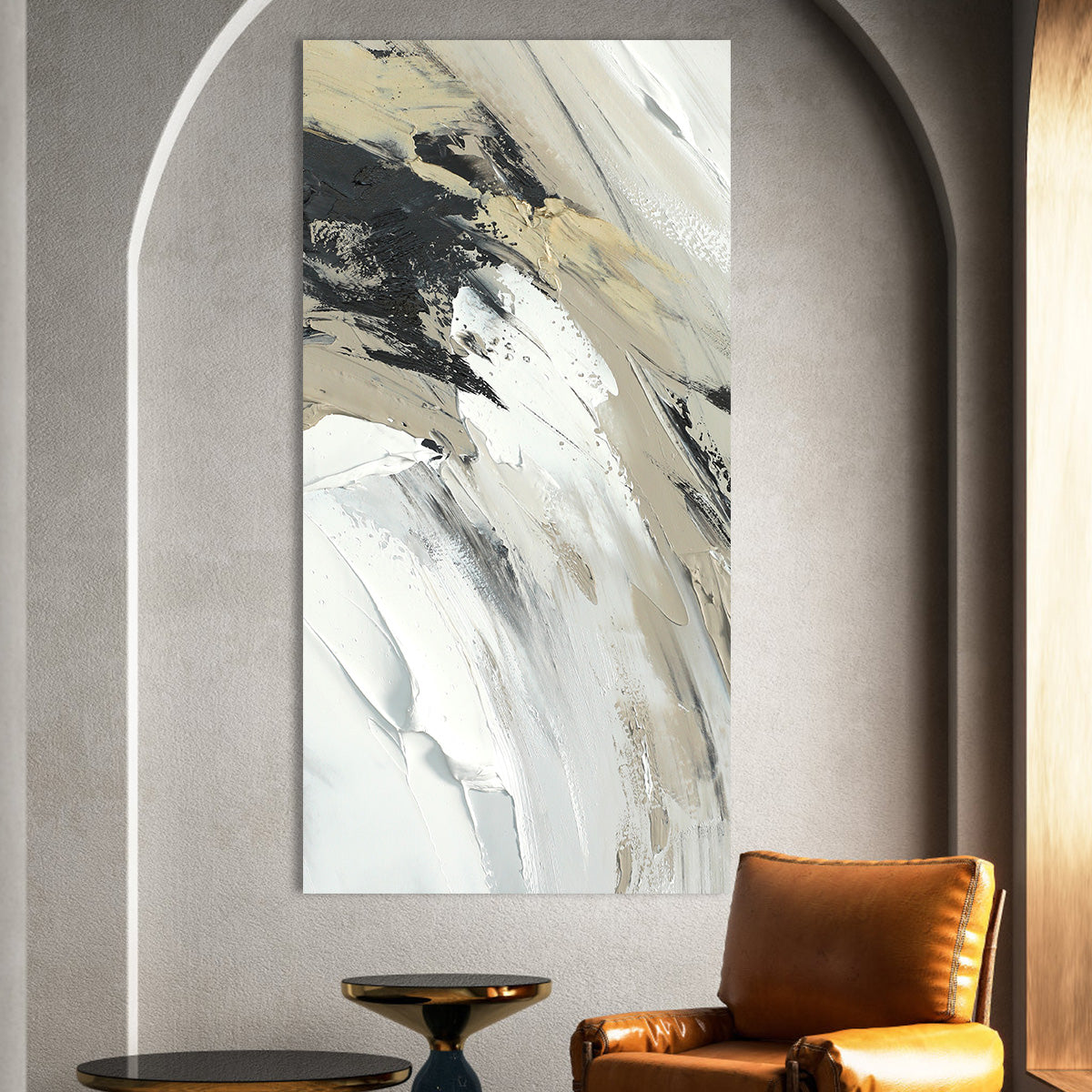 Tranquil Flow Abstract Canvas Art