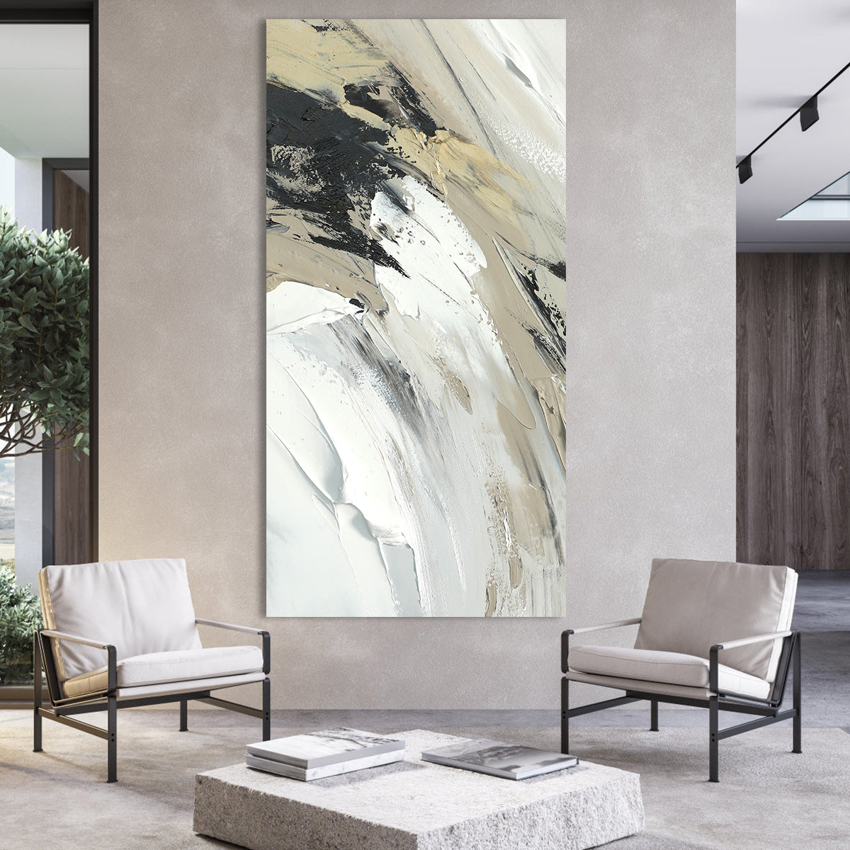 Tranquil Flow Abstract Canvas Art