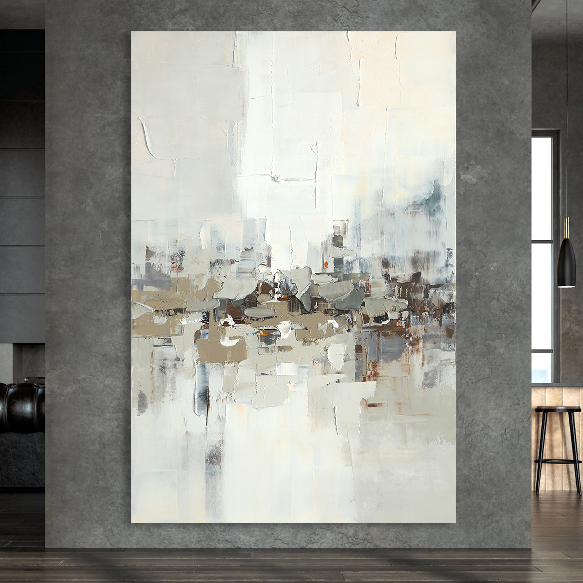 Urban Serenity Abstract Canvas