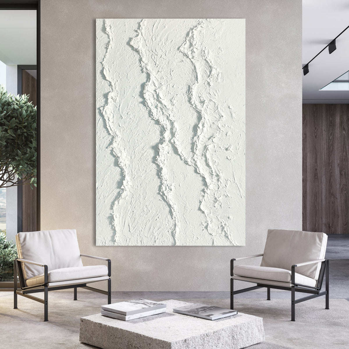 Textured Ridges Canvas Art