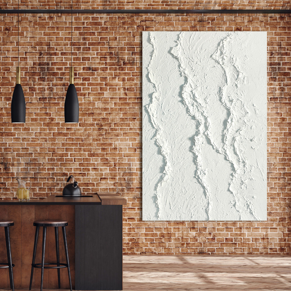 Textured Ridges Canvas Art