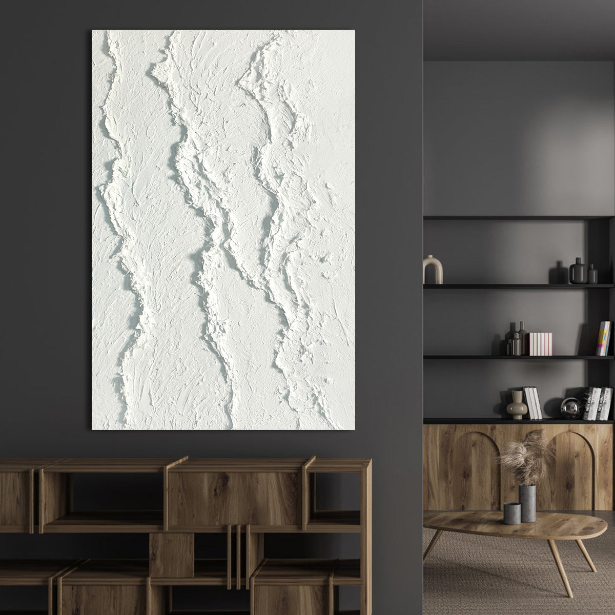 Textured Ridges Canvas Art