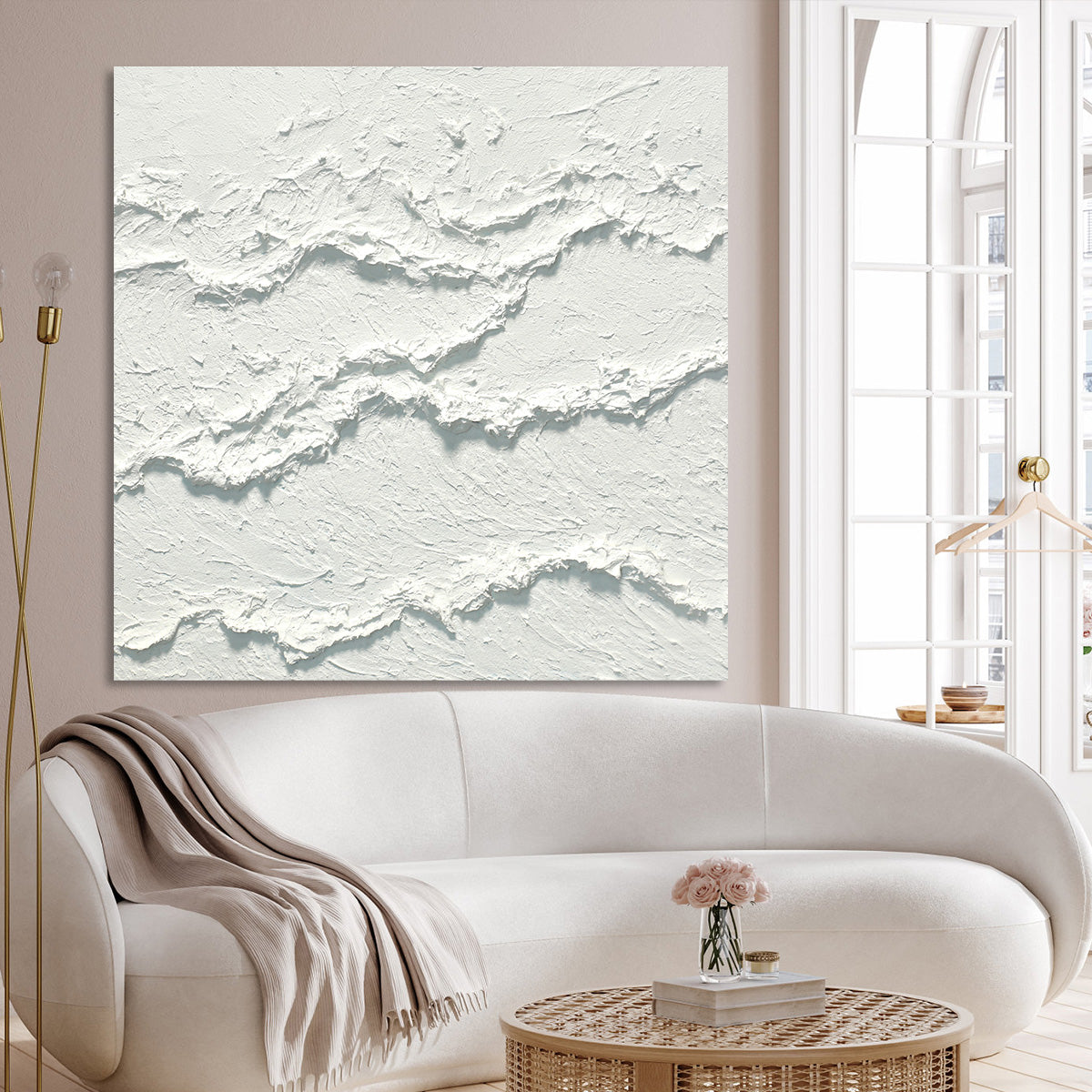 Textured Waves Canvas Art