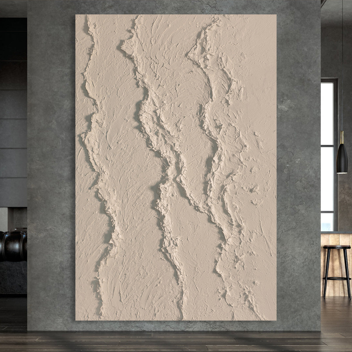 Textured Earth Tones Canvas Art