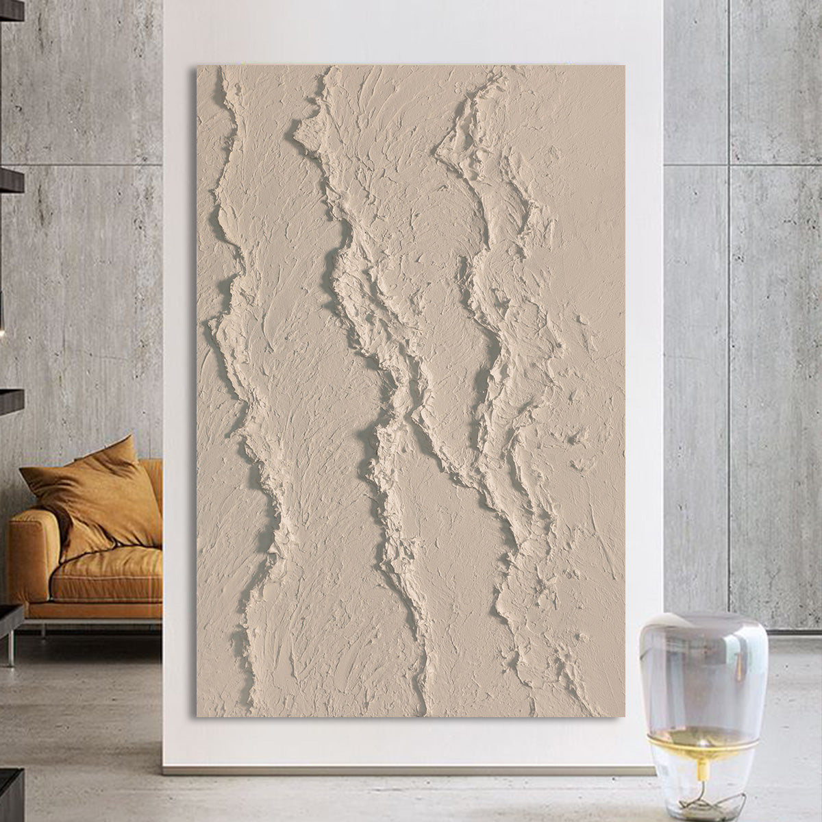 Textured Earth Tones Canvas Art