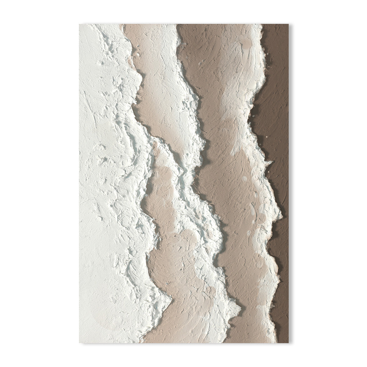 Ridges of Earth Tones Canvas Art