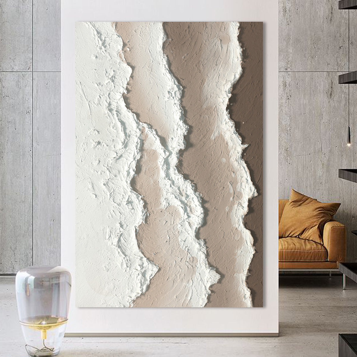 Ridges of Earth Tones Canvas Art