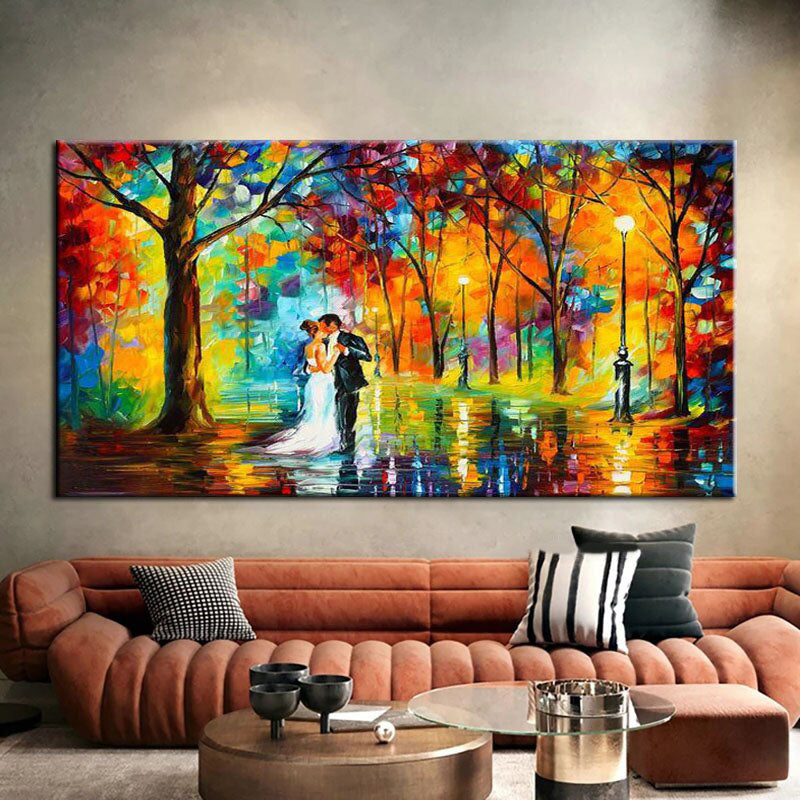 Colorful Lovers in the Park