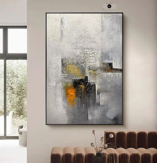 Urban Elegance Abstract Canvas