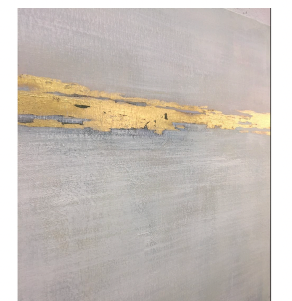 Minimalist Gold Horizon Canvas