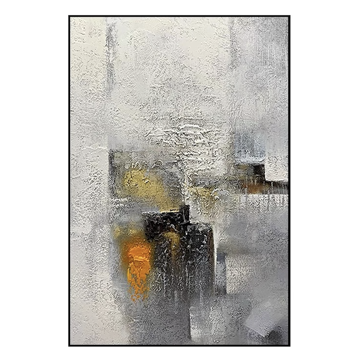 Urban Elegance Abstract Canvas