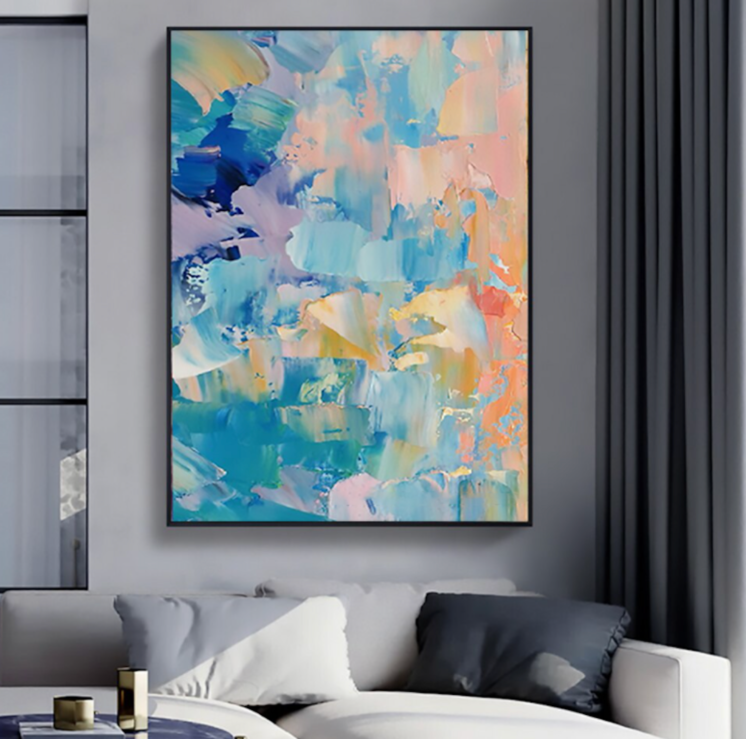 Serene Abstract Dreamscape Canvas