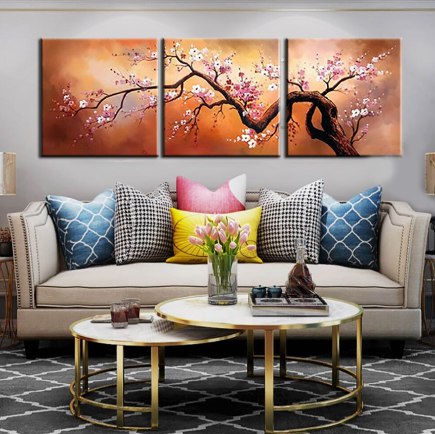 Blossom Glow - Cherry Blossom Triptych