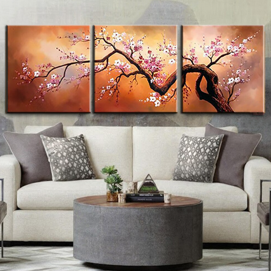 Blossom Glow - Cherry Blossom Triptych