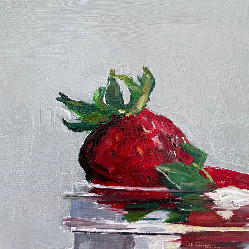 Fresh Strawberry Still Life