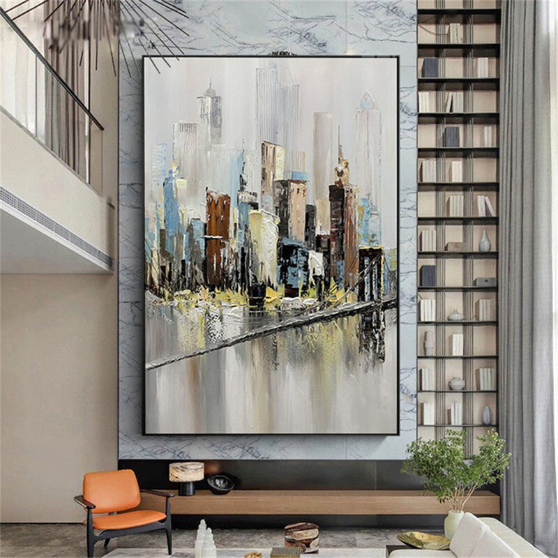 Urban Reflections - Cityscape Glow