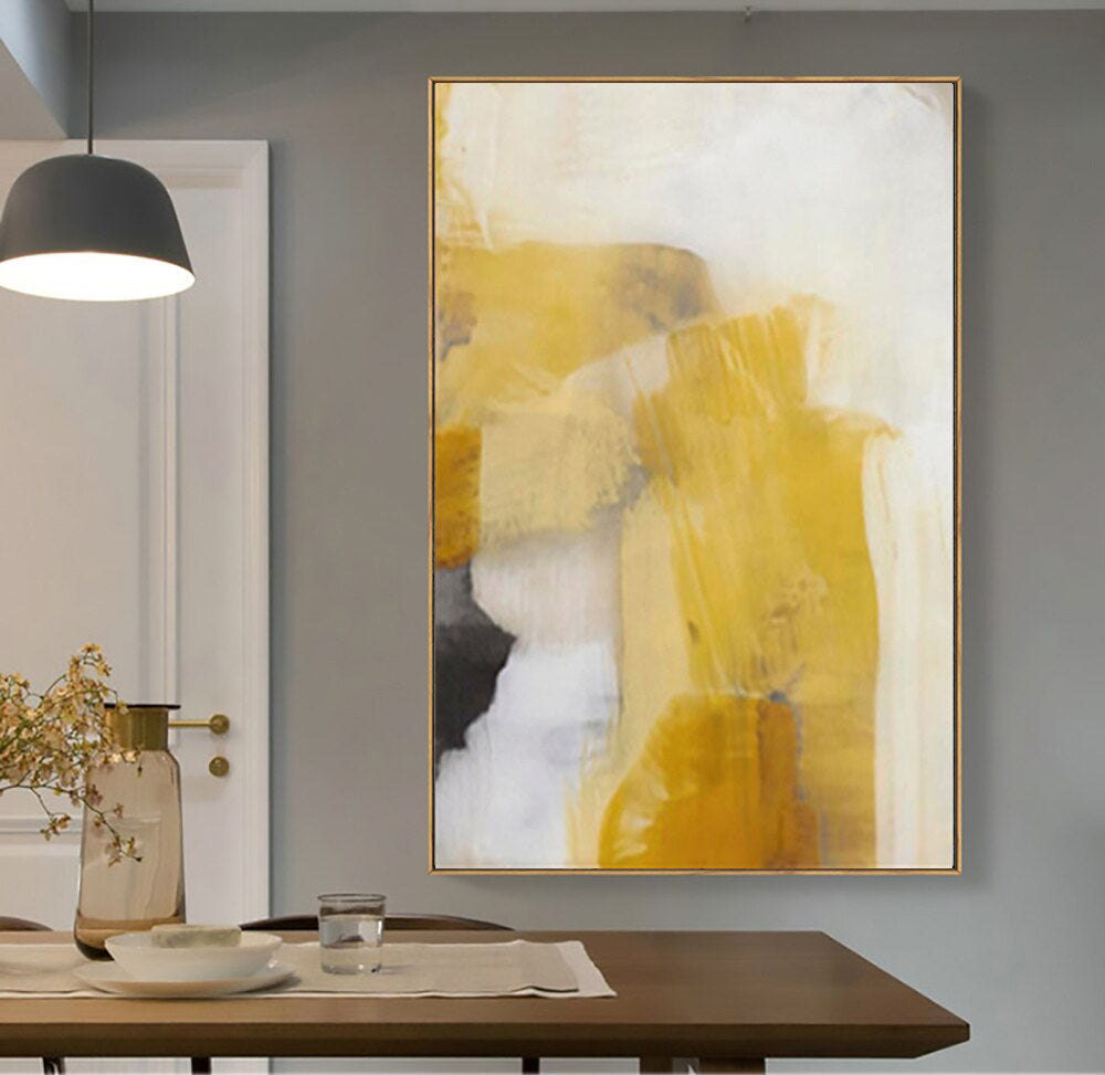 Golden Hues - Abstract Warmth